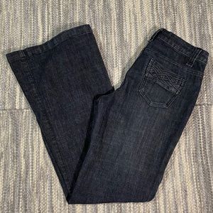 Y2K Baccini Dark Wash Flare Jeans